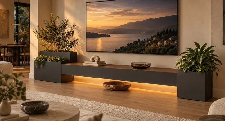 TV Ünitesi · TV Ünitesi · Ekran ve cihaz ölçülerini ayrı alın